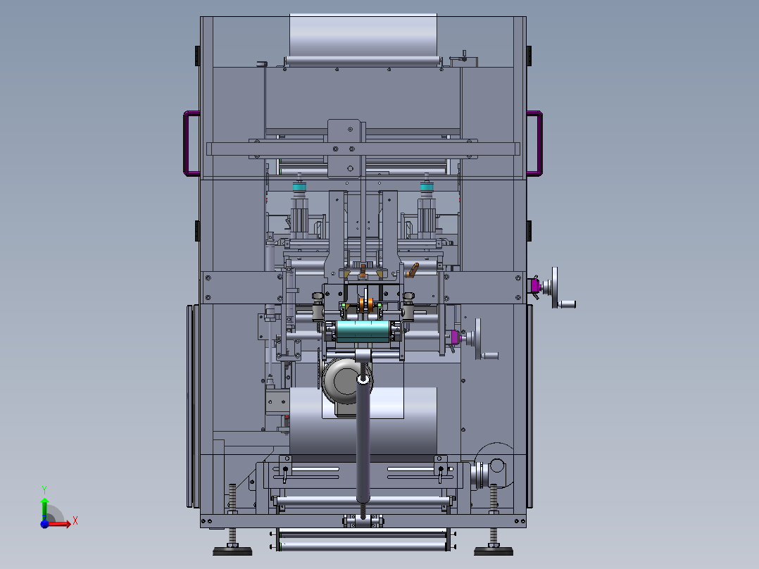 纸盒六面包膜机覆膜机sw16可编辑前视图