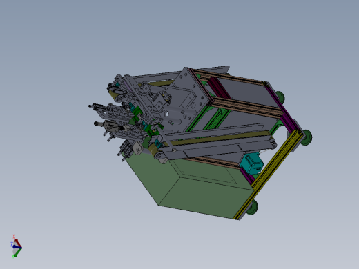 锂电KF机 锂电卧式扣盖整机（含工程图+bom）sw14可编辑