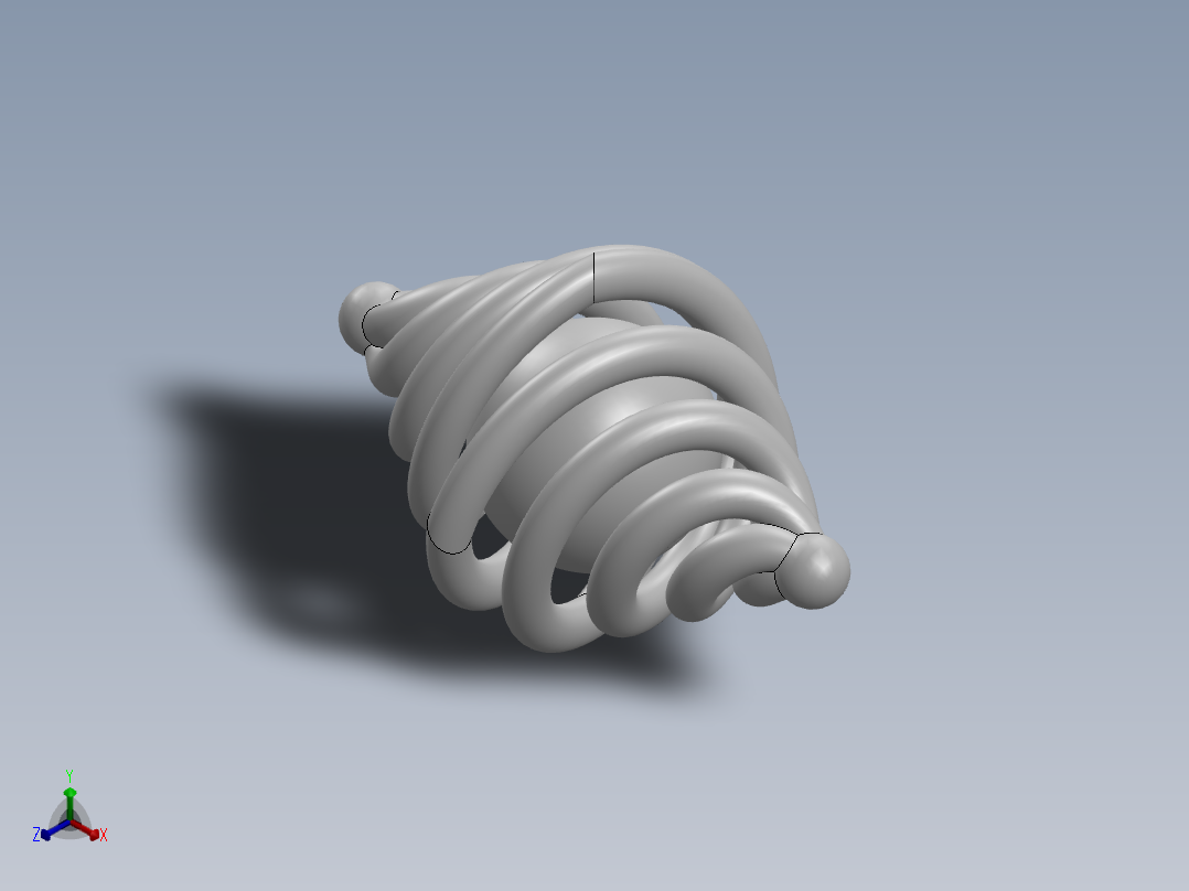 球型调酒器创意设计正等轴测图