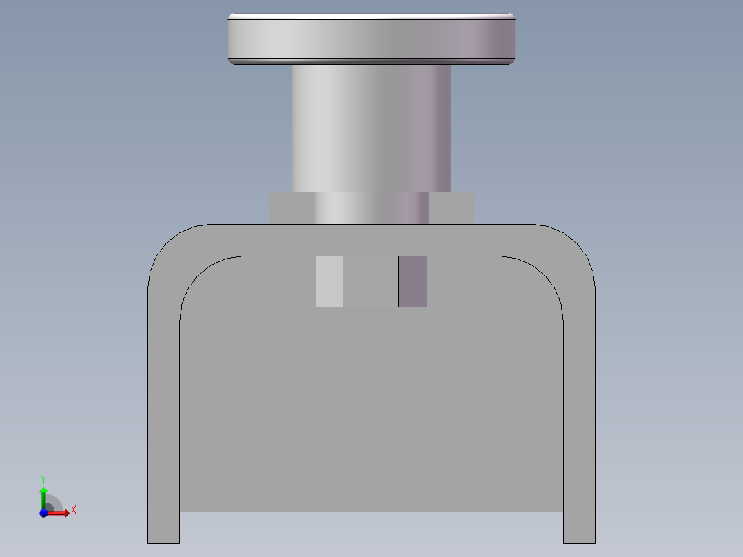 钢模具用磁性固定装置前视图