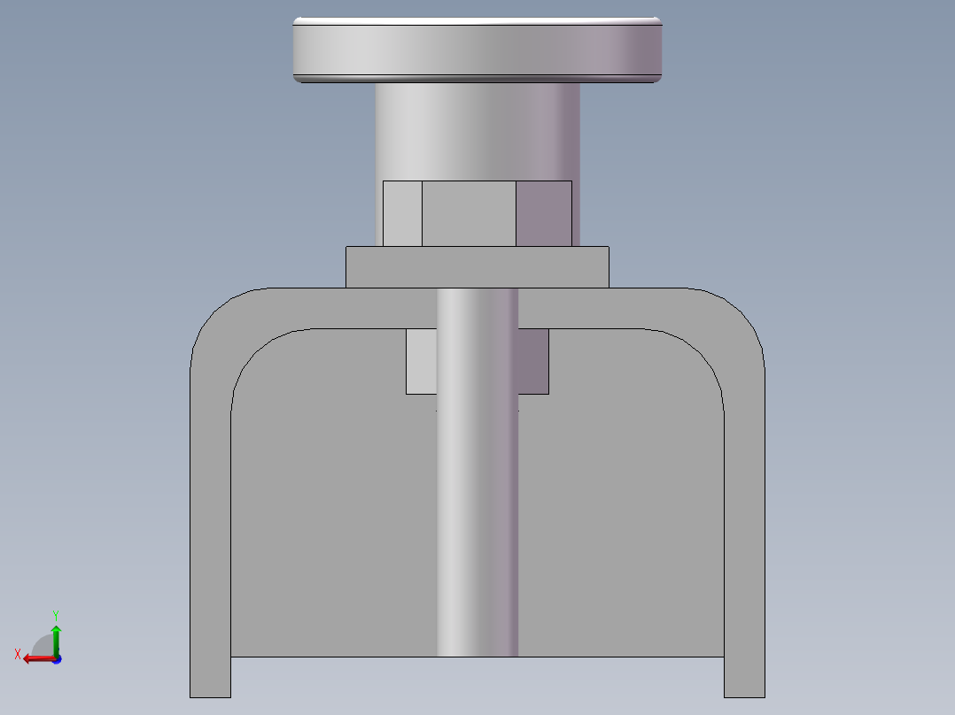 钢模具用磁性固定装置后视图