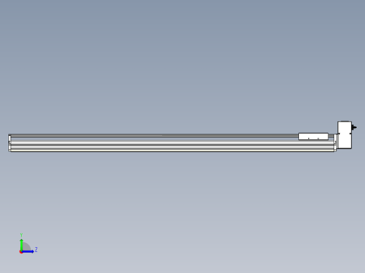 Toyo东佑达直线模组-ETB17-1400-LU左视缩略图