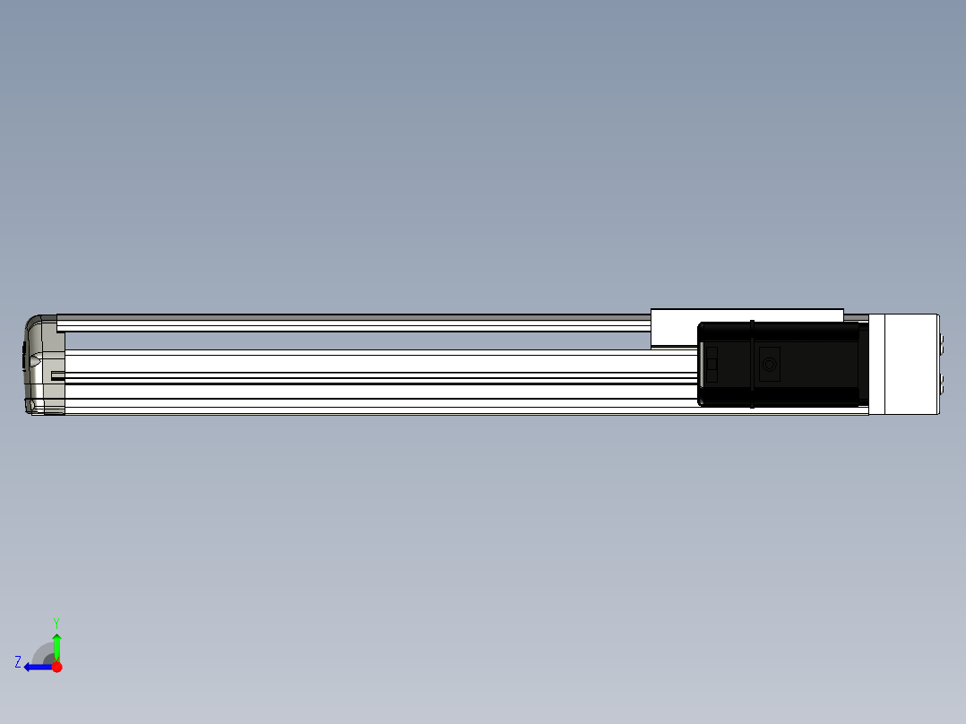 Toyo东佑达直线模组-ETH14-400-BR-400W右视图