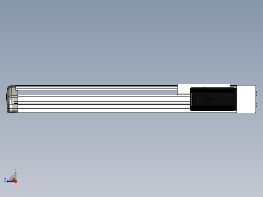 Toyo东佑达直线模组-ETH14-400-BR-400W右视缩略图