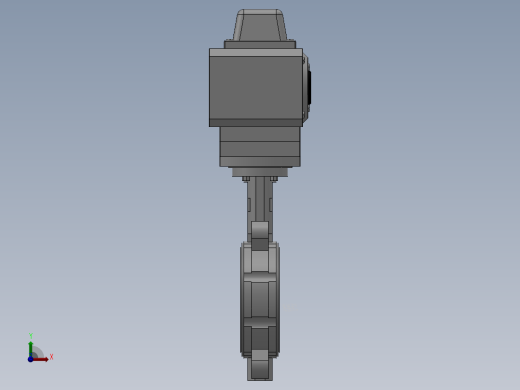 对夹式电动蝶阀-304 DN50-DN400前视缩略图