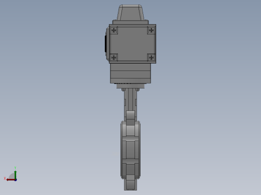 对夹式电动蝶阀-304 DN50-DN400后视缩略图