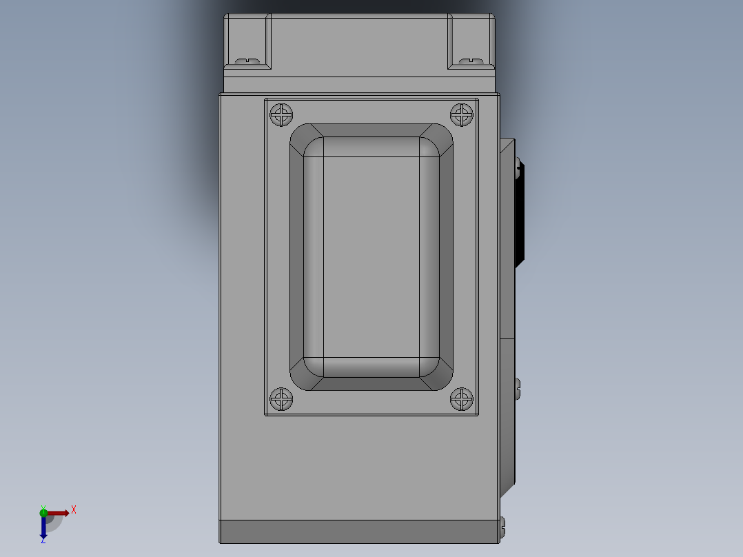 对夹式电动蝶阀-304 DN50-DN400俯视图