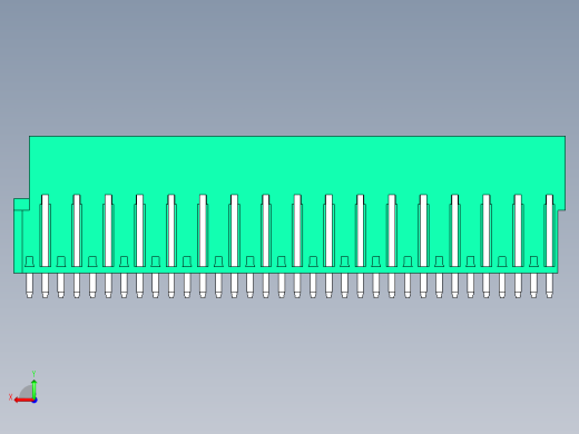 DEGSON 2EDG 系列 5.08mm 可插拔接线端子组-2EDGVT-5.08-34P-14-00AH后视缩略图