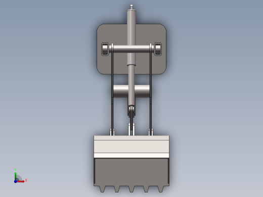 装载机装载机构前视缩略图