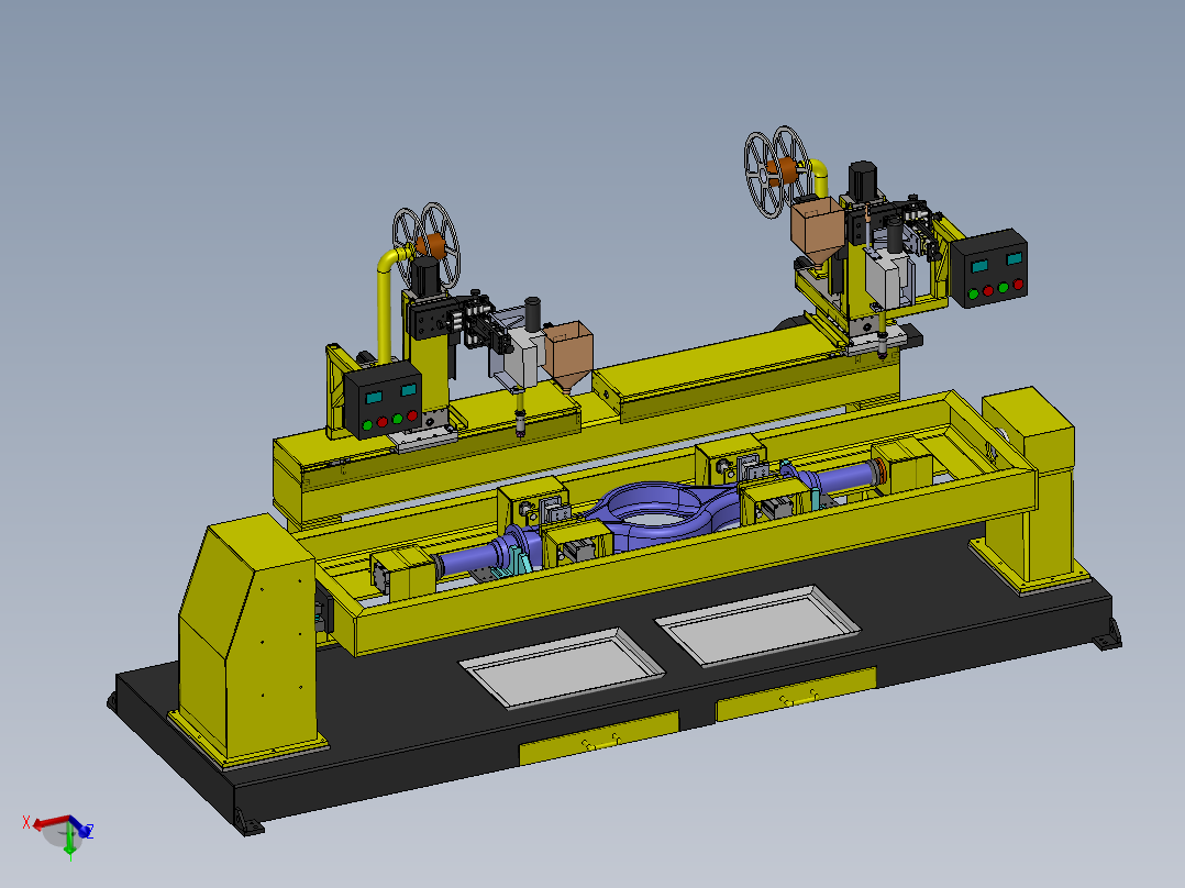车桥Y焊缝专机三维SW1105103
