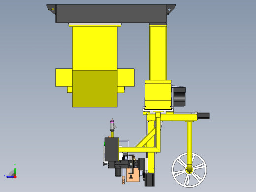 车桥Y焊缝专机三维SW1105103右视缩略图