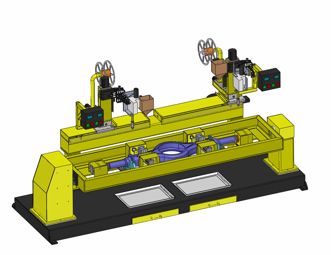 车桥Y焊缝专机三维SW1105103