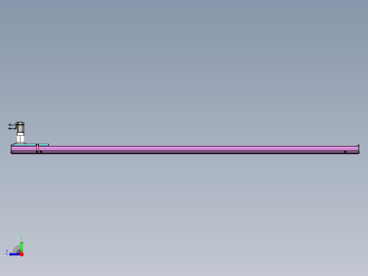 东锦齿条传动DH210G-L167-S3300-BU-减速机+P750W右视缩略图