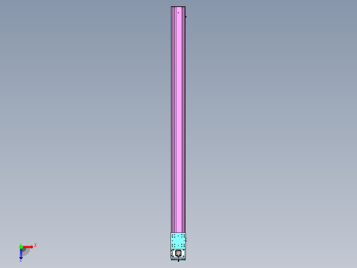 东锦齿条传动DH210G-L167-S3300-BU-减速机+P750W俯视缩略图