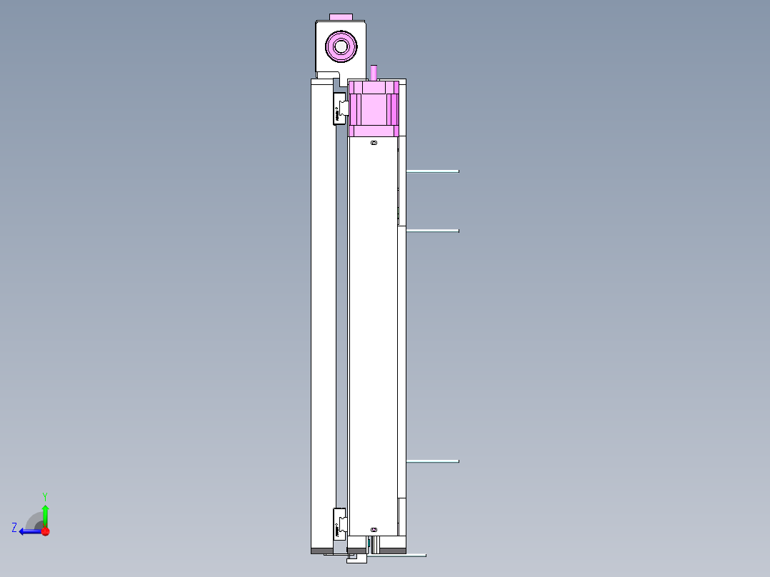 对位模组右视图