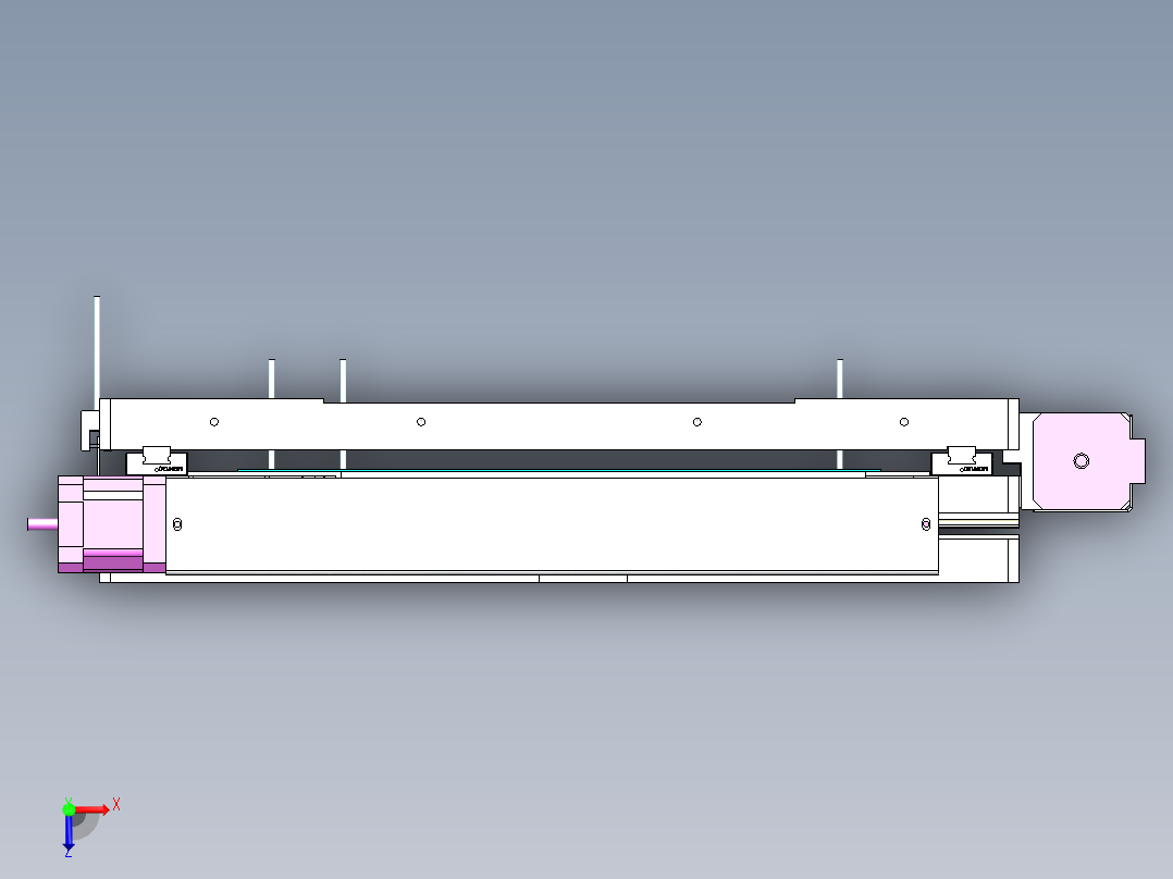 对位模组俯视图