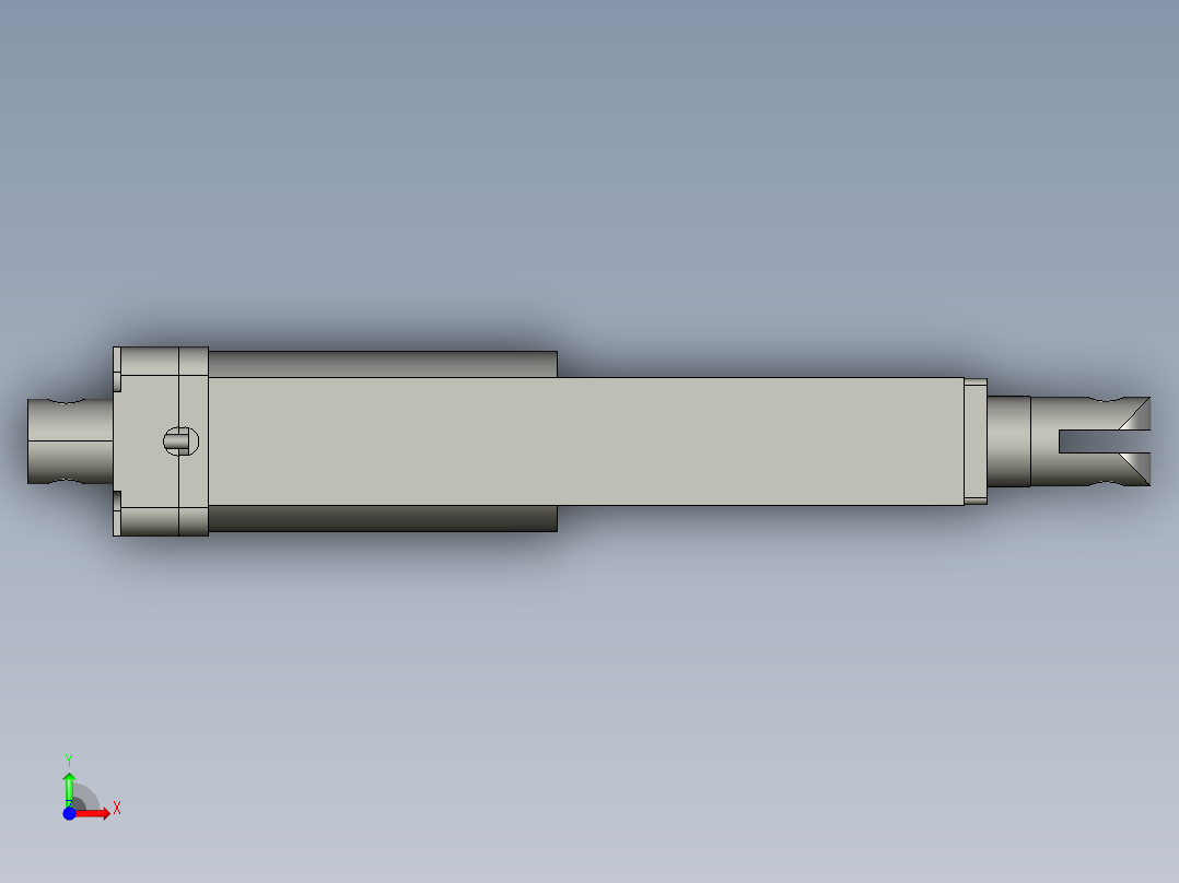 上银线性制动器LAS_STEP前视图
