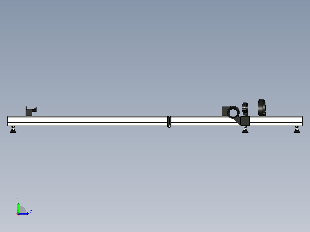 Dremel 射箭箭切割夹具左视图