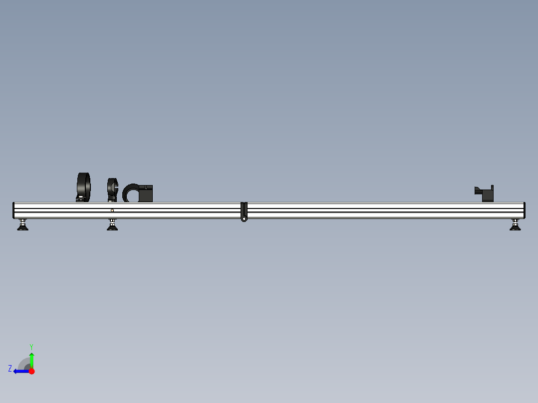 Dremel 射箭箭切割夹具右视图