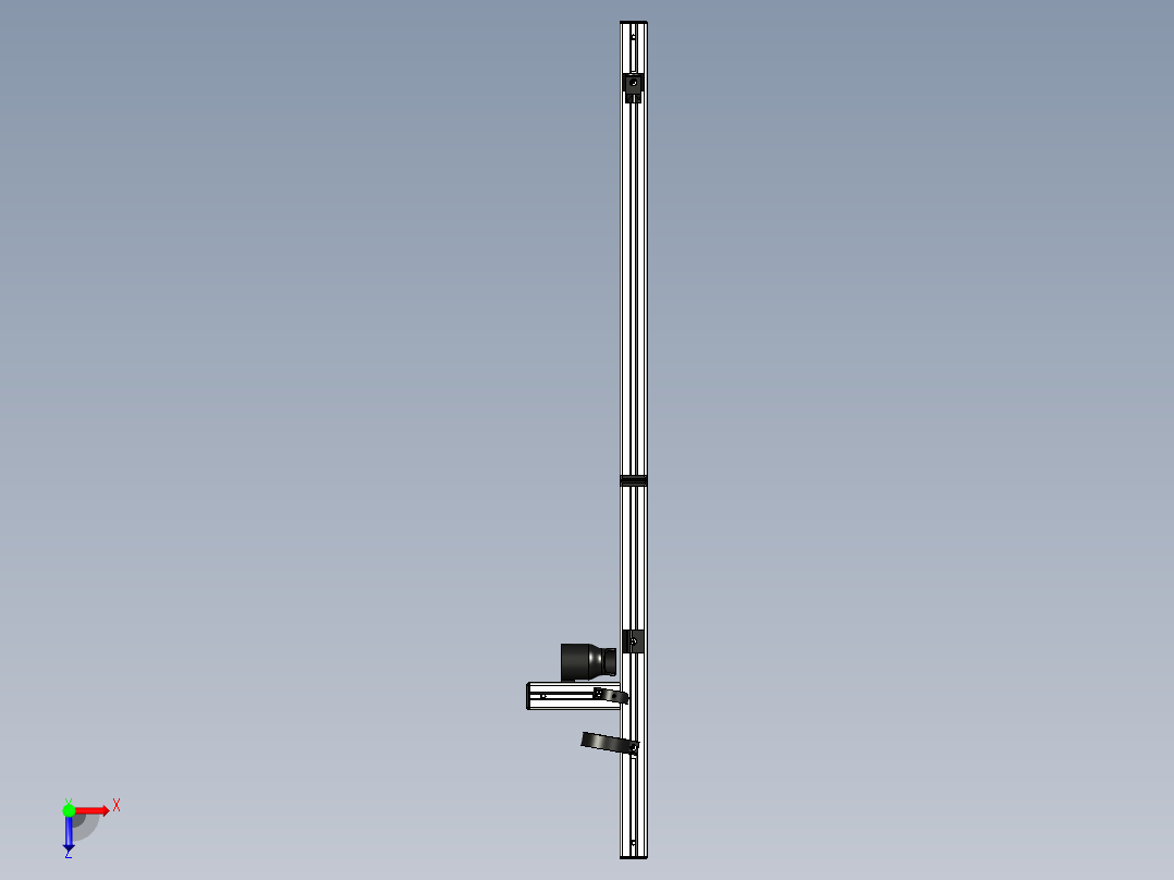 Dremel 射箭箭切割夹具俯视图