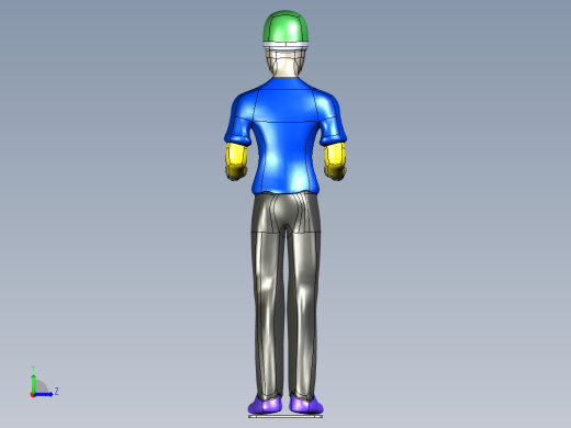 人体模型-站立式左视缩略图