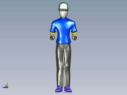 人体模型-站立式右视缩略图