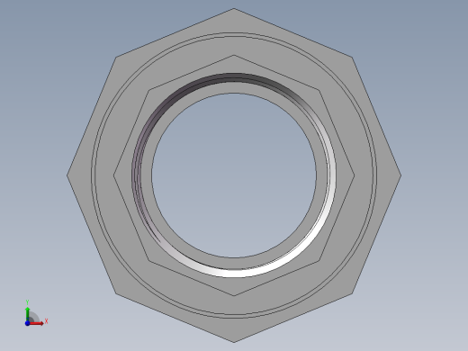 活接-等径内外丝直通 DN32前视缩略图