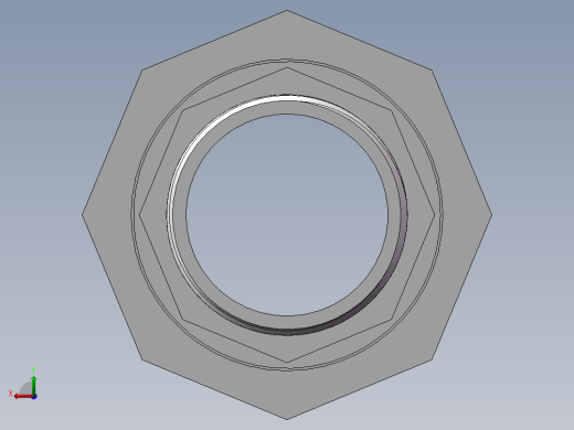 活接-等径内外丝直通 DN32后视缩略图