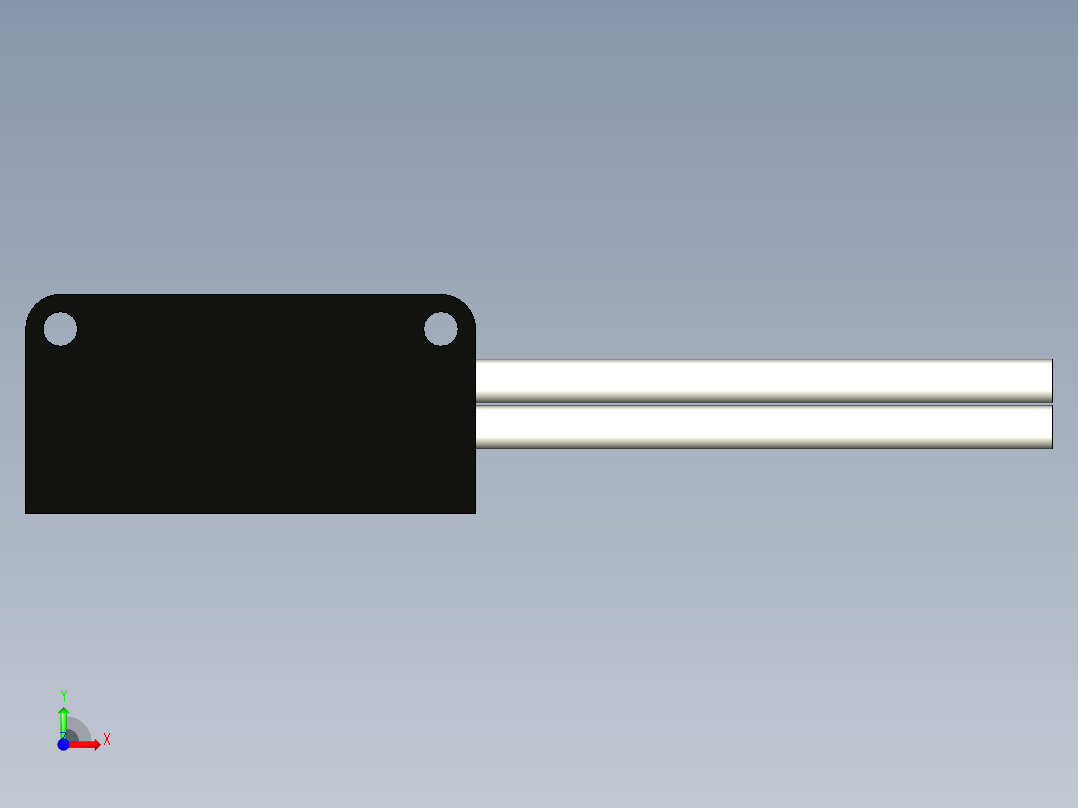 矩阵光纤_漫反射型FR-S15前视图