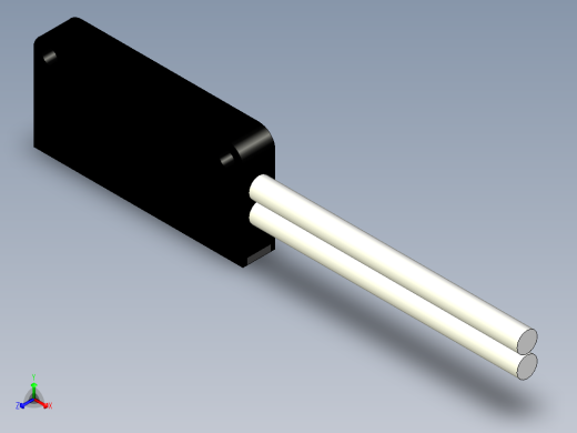 矩阵光纤_漫反射型FR-S15正等轴测缩略图