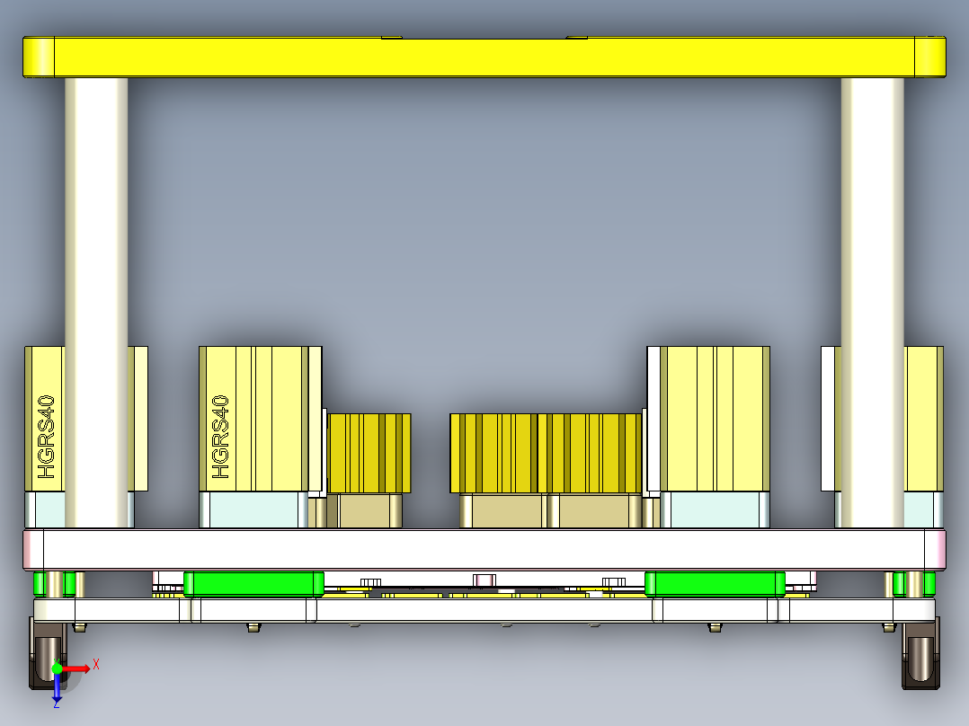 CS19-C-CNC5-180521笔记本CNC工装夹具三维模型俯视图