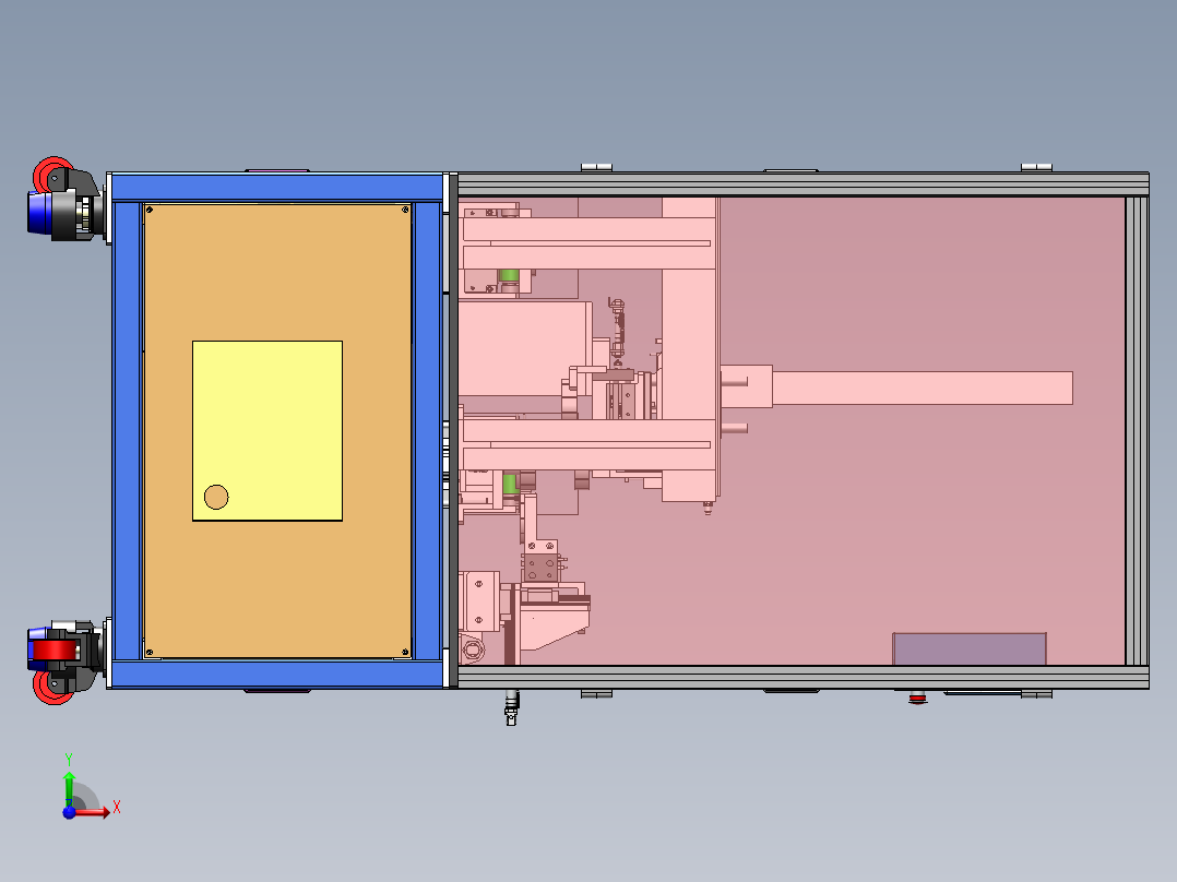 转子插磁钢机sw18可编辑前视图