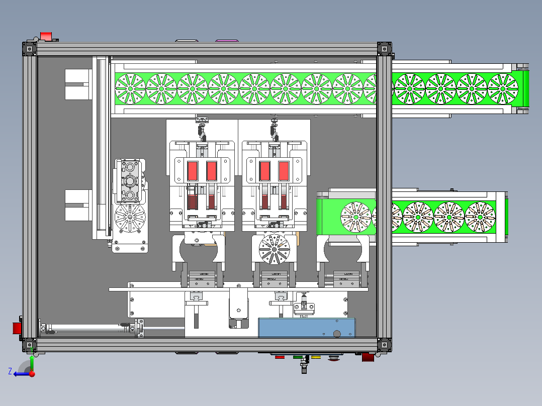 转子插磁钢机sw18可编辑右视图