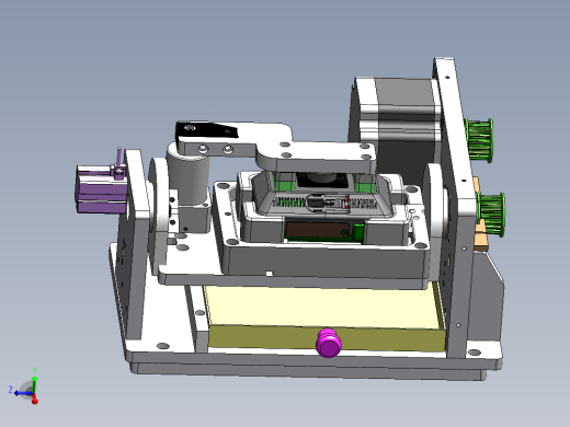 台式三轴自动螺丝机（sw16可编辑+工程图+bom）