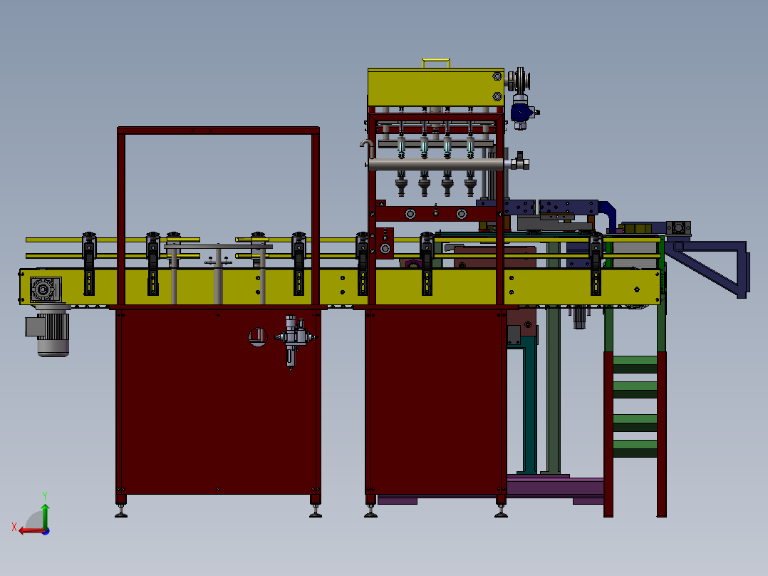 晶圆自动加工生产线sw17后视图
