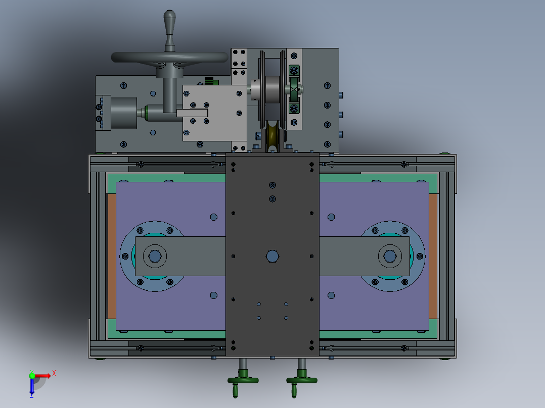 冲击试验机sw22俯视图