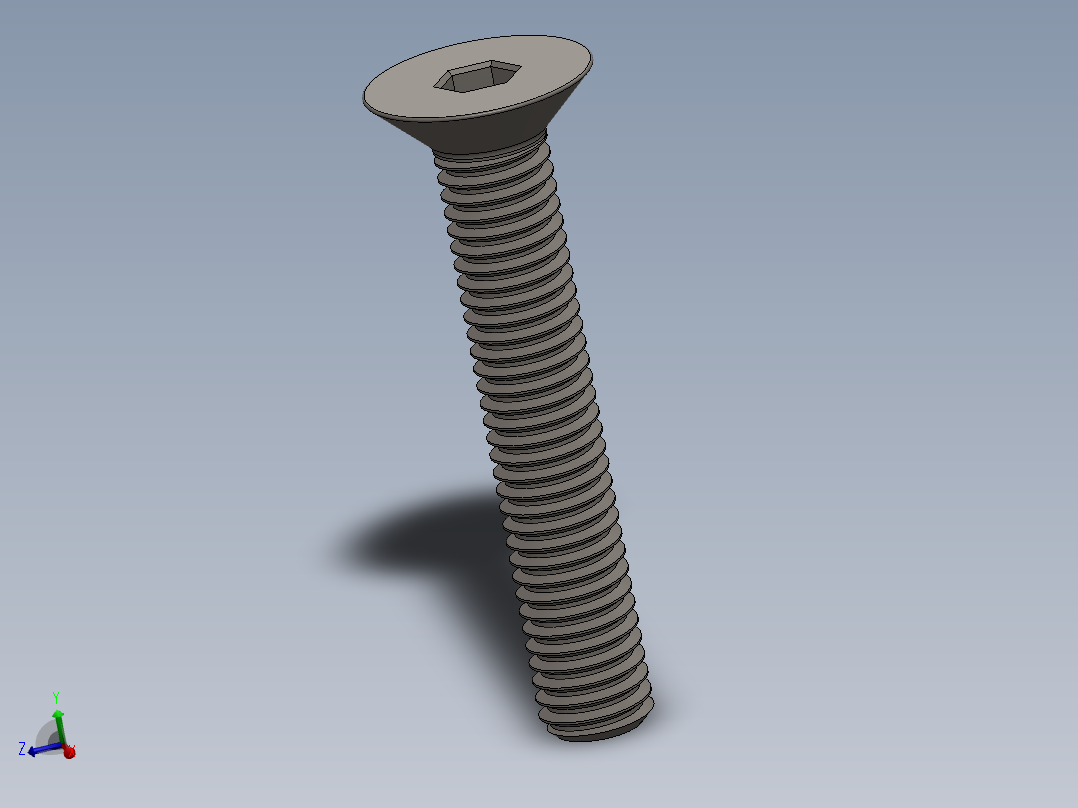 Screw_ISO_10642_M5x30_A2.SLDPRT主视图