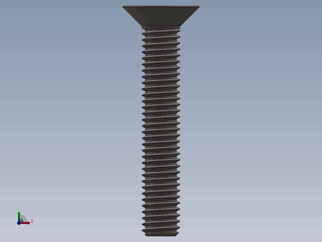 Screw_ISO_10642_M5x30_A2.SLDPRT前视图