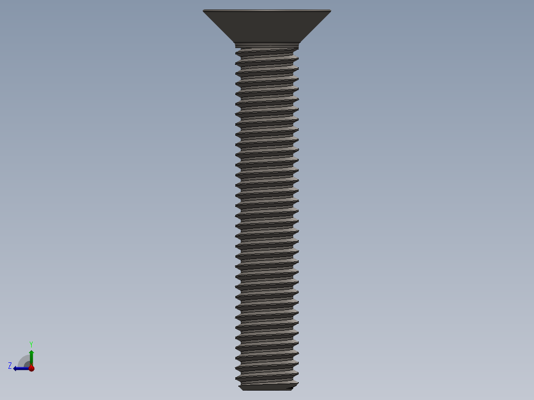 Screw_ISO_10642_M5x30_A2.SLDPRT右视图