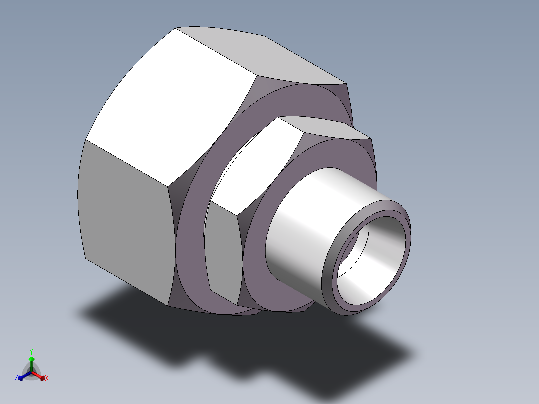 直通变径接头、2C-16-26主视图