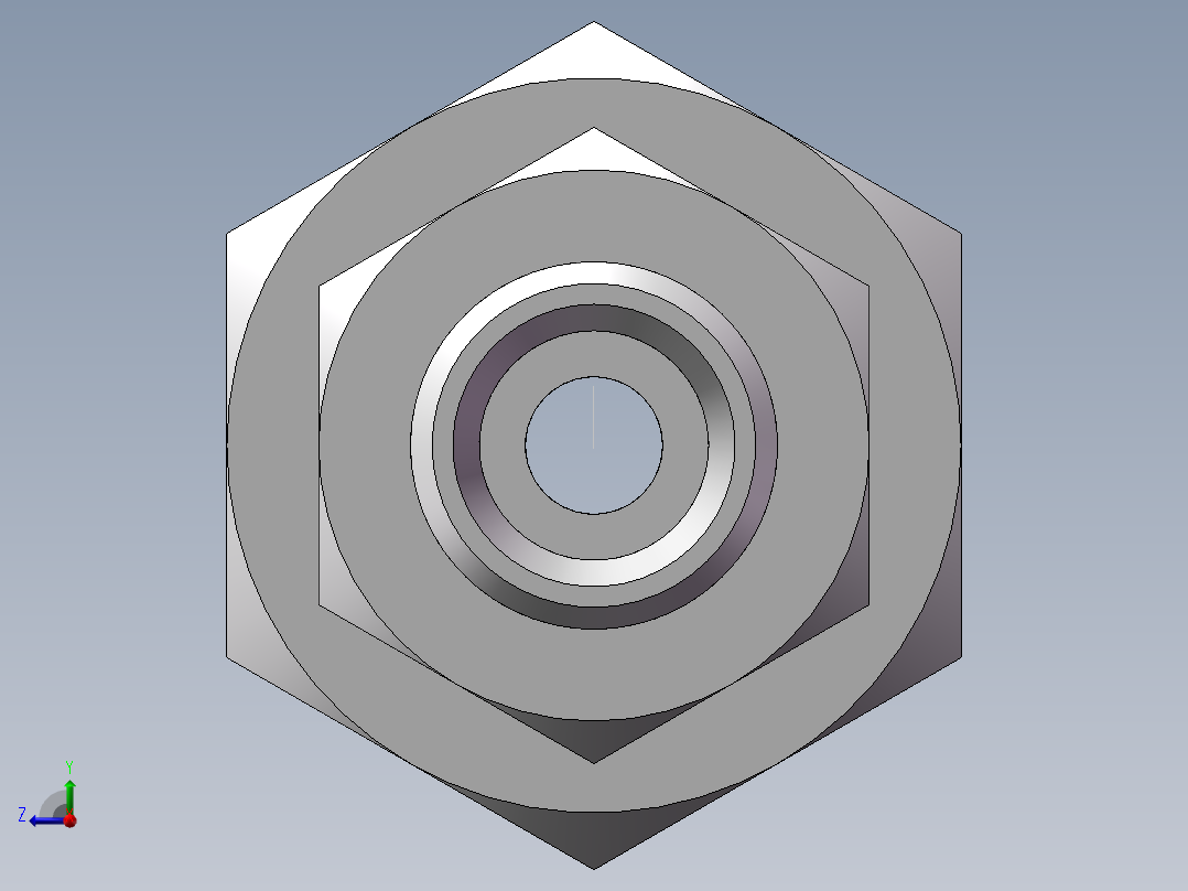 直通变径接头、2C-16-26右视图