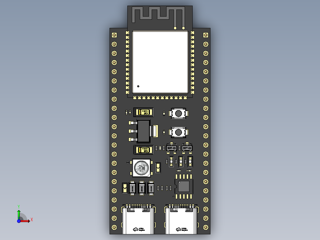 A0002505-ESP32-S3-WROOM-1树莓派前视图