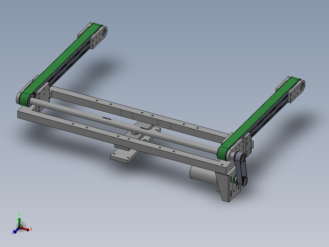 4通道皮带输送机构