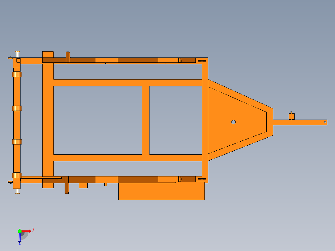 B2003923-农田灌溉系统俯视图