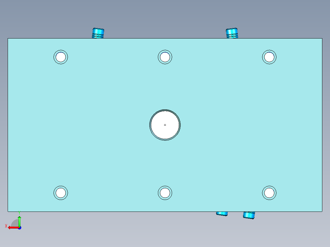 注塑模具、模具(20)后视图