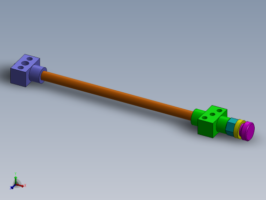 带阀门连接的管道