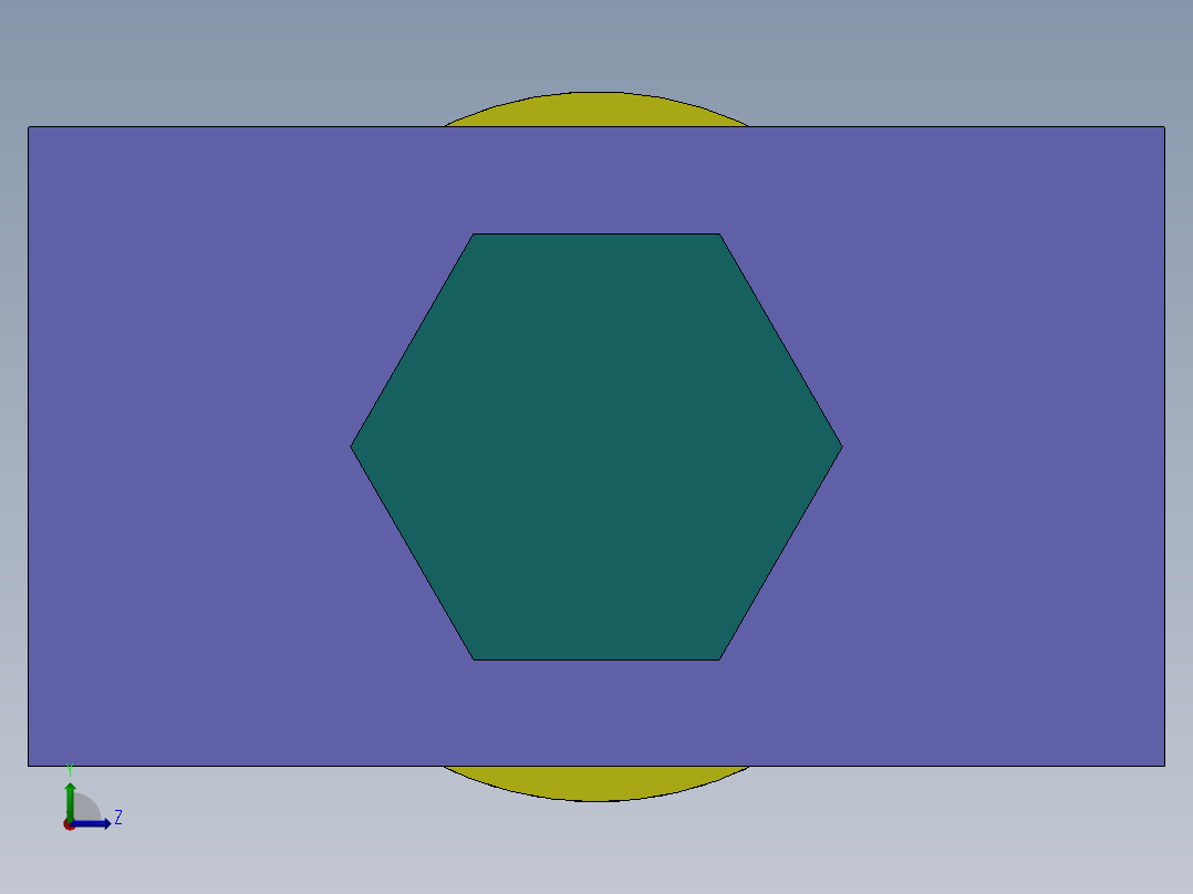 带阀门连接的管道左视图