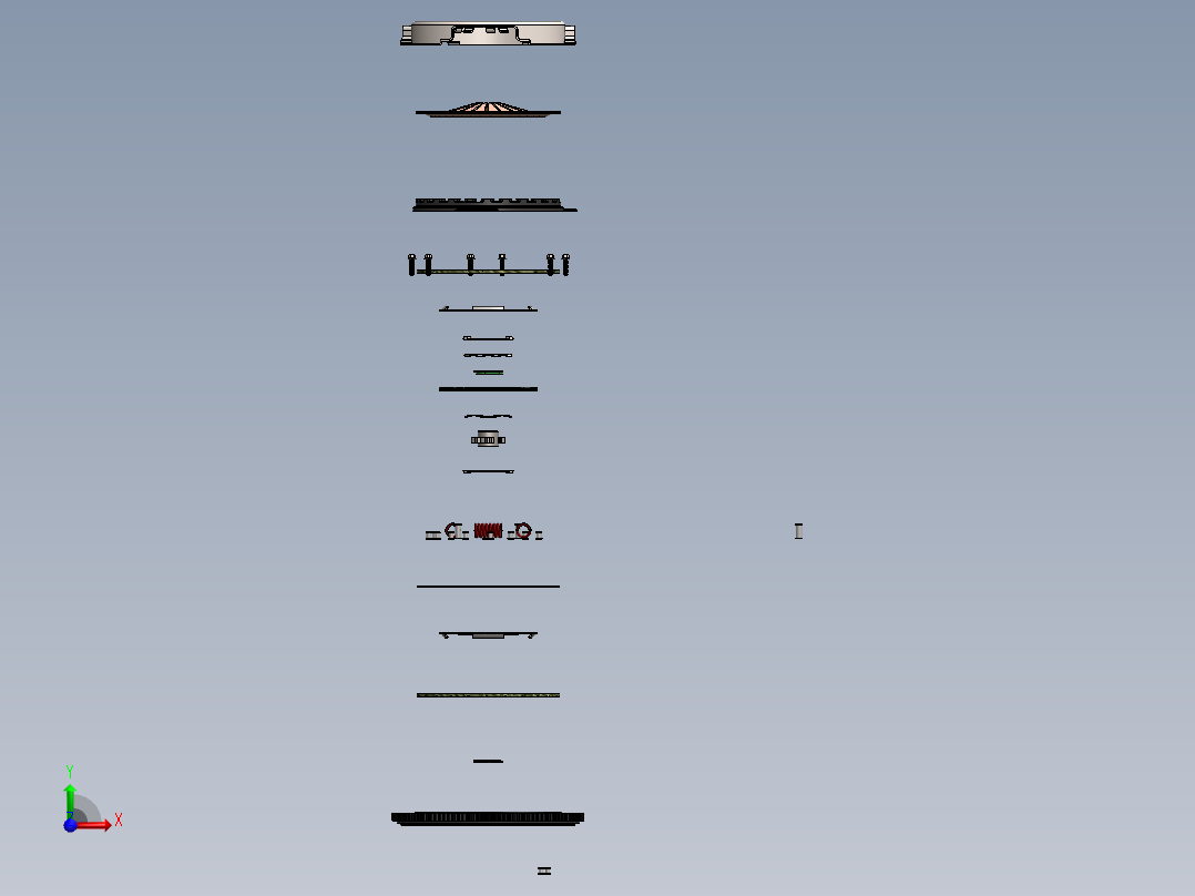 离合器(27)前视图