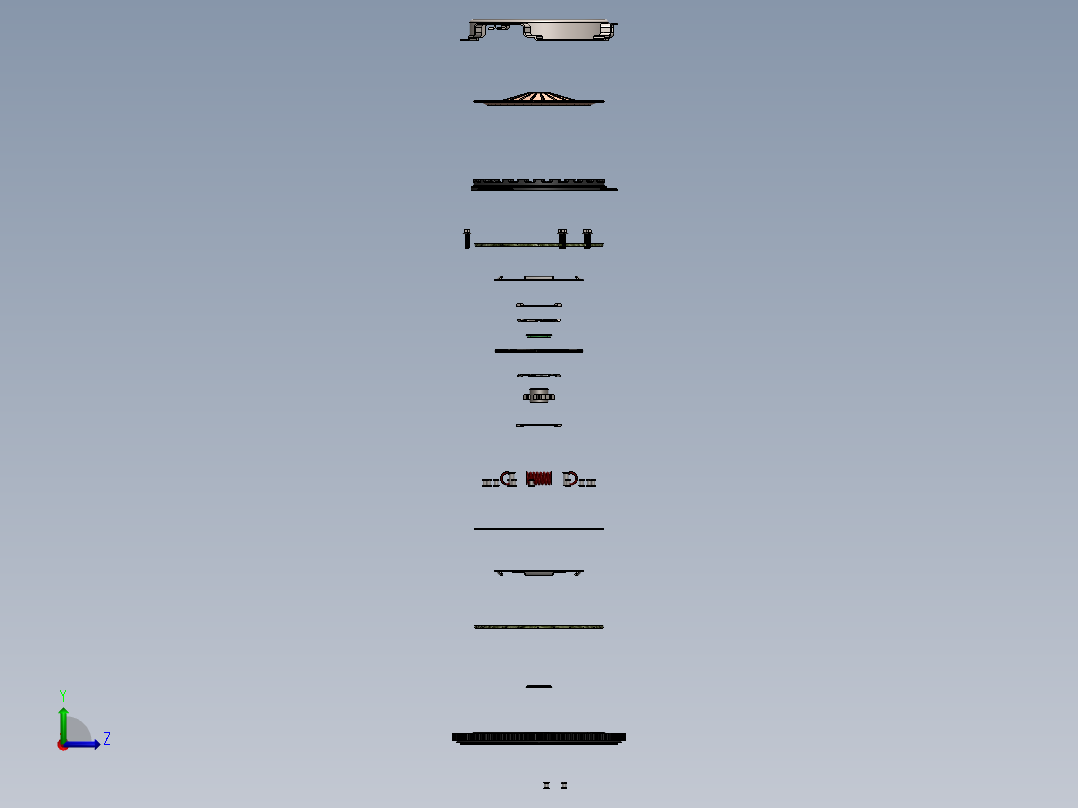 离合器(27)左视图