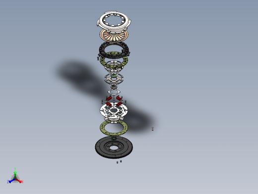 离合器(27)正等轴测缩略图